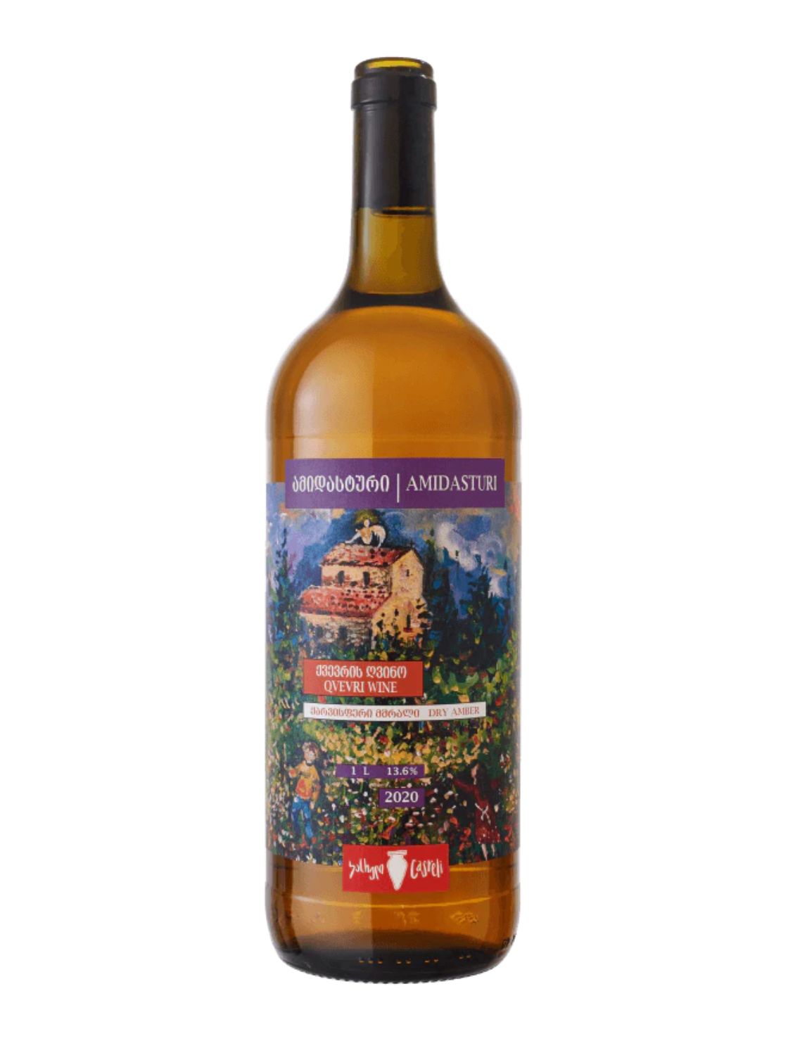 Amber Blend Qvevri 1000ml (Casreli) 2021 (Georgia / Dry Amber / Complex, Natural)