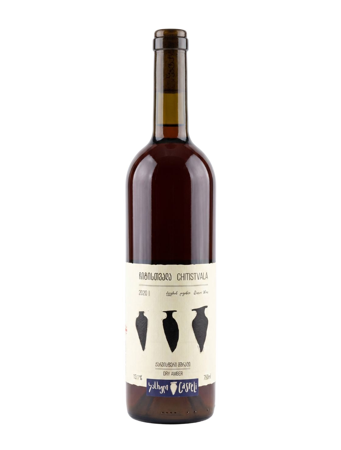 Chitistvala Kisi Rkatsiteli Amber Qvevri (Casreli) 2020 (Georgia / Dry Amber / Aromatic and Powerful)