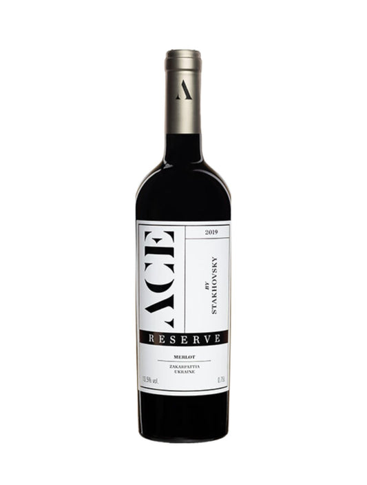 Stakhovsky Merlot ACE Reserve (Stakhovsky Winery) 2019 ［スタホフスキー メルロー ACE リザーブ］ (ウクライナ / 赤ワイン / フレンチオーク熟成・力強くエレガント)