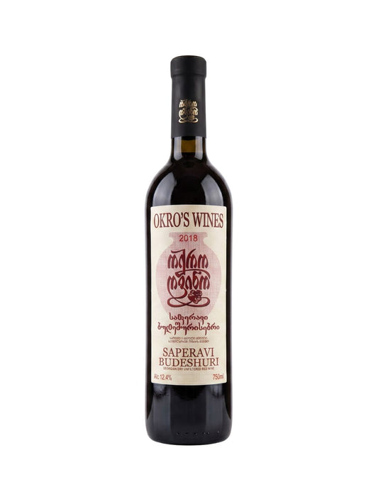 Okro's Wine Saperavi Budeshuri 2022 (オクロズ・ワイン サペラヴィ・ブデシュリ 2022) [Georgia / Red / Dry]